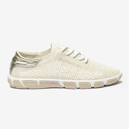 TBS ž čevlji JAZARIA H7L97 chine blanc gold