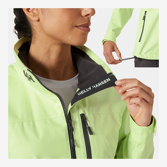 HELLY HANSEN ž jakna 34450 398 CREW SAILING JACKET 2.0 washed lime