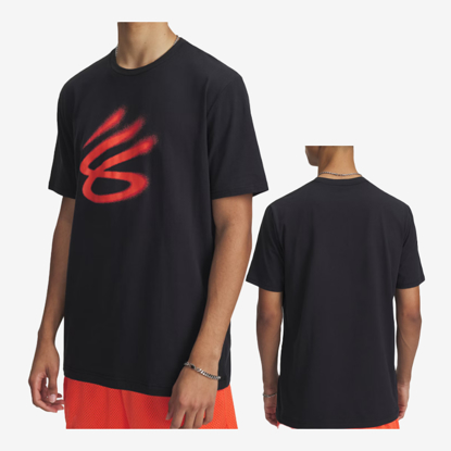 UNDER ARMOUR m majica 1390407-001 CURRY PLAYABLE MEN'S T-SHIRT black fire