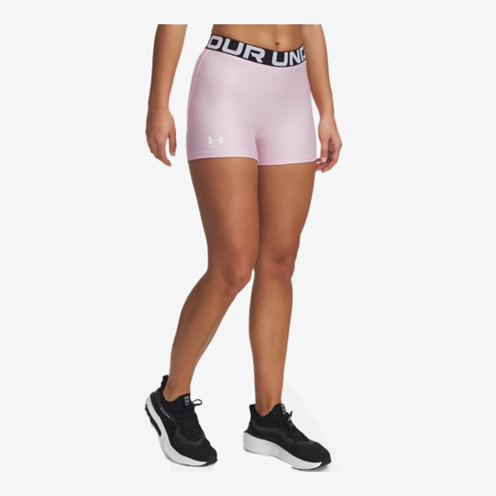 UNDER ARMOUR ž hlače 1383629-647 HEATGEAR SHORTY prime pink white