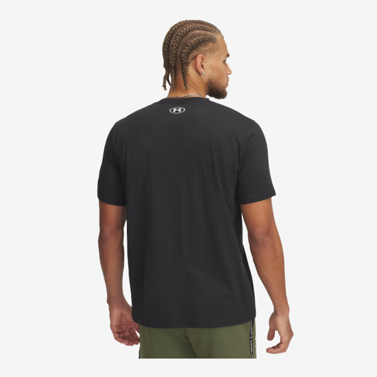 UNDER ARMOUR m majica 1390203-001 STRIP LOGO SHORT SLEEVES black