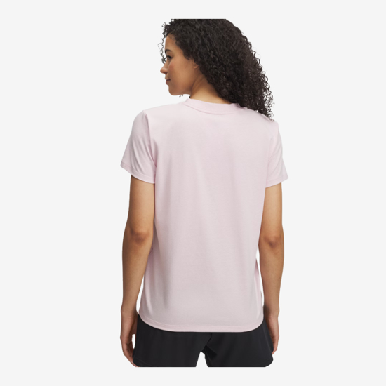 UNDER ARMOUR ž majica 1383648-648 RIVAL CORE SHORT SLEEVE prime pink white