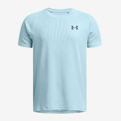UNDER ARMOUR otr majica 1382790-494 TECH TEXTURED SHORT SLEEVE stream