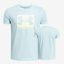 UNDER ARMOUR otr majica 1388672-494 BOXED SPORTS SHORT SLEEVE stream