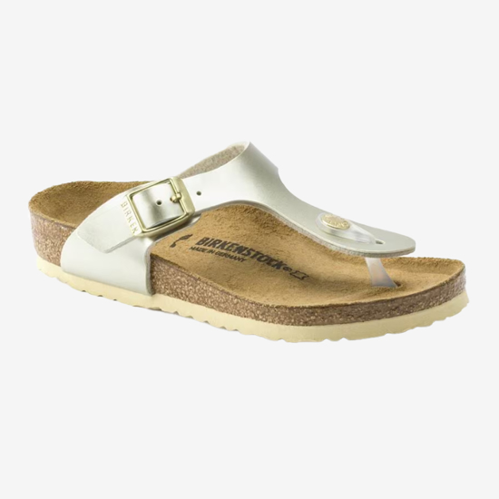BIRKENSTOCK natikači 1015592 GIZEH KIDS -regular-electric metallic gold