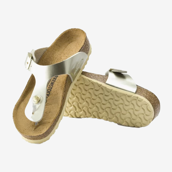 BIRKENSTOCK natikači 1015592 GIZEH KIDS -regular-electric metallic gold