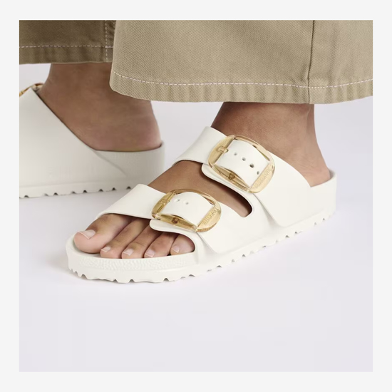 BIRKENSTOCK natikači 1029651 ARIZONA BIG BUCKLE EVA -narrow-eggshell