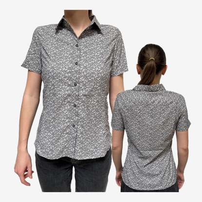 CMP ž srajca 34S6166 61ZT SHORT-SLEEVE CHECK-PATTERNED SHIRT terra sabbia