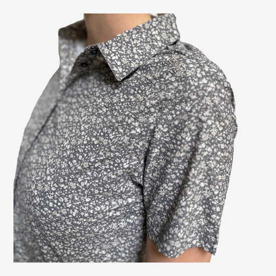 CMP ž srajca 34S6166 61ZT SHORT-SLEEVE CHECK-PATTERNED SHIRT terra sabbia