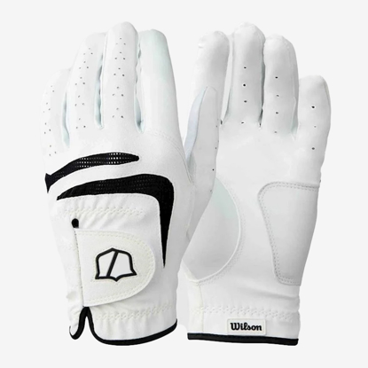 WILSON m golf rokavice WG3005401 GRIP PLUS LEFT white black