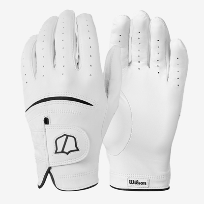 WILSON m golf rokavice WG3004201 STAFF MODEL PREMIUM LEATHER GOLF GLOVE white black