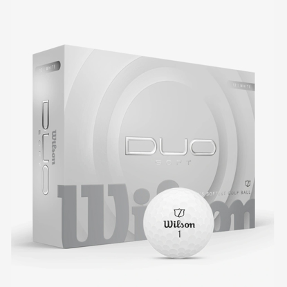 WILSON žogice za golf WG2009102 DUO SOFT GOLF BALLS white