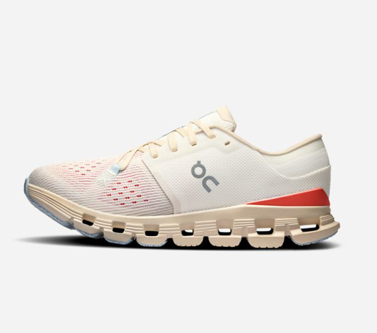 On ž copati 3WE30073297 CLOUD X 4 ivory salmon