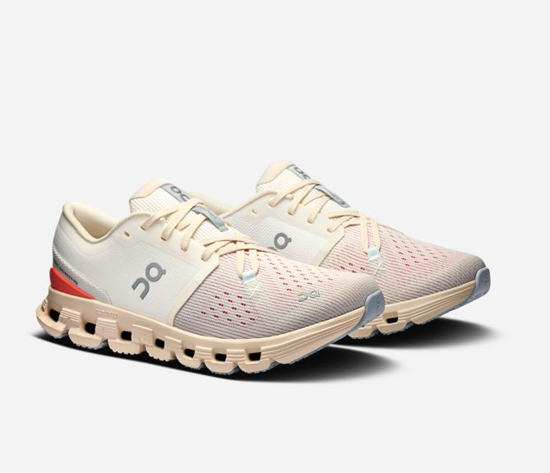On ž copati 3WE30073297 CLOUD X 4 ivory salmon