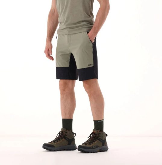 CMP m hlače 34T7657 E663 BERMUDA IN 4-WAY STRETCH MATERIAL sage
