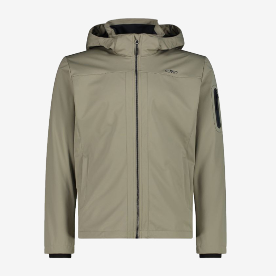 CMP m jakna 39A5027 E663 ZIP HOOD LIGHT SOFTSHELL sage