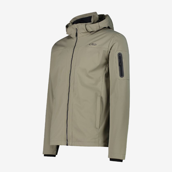 CMP m jakna 39A5027 E663 ZIP HOOD LIGHT SOFTSHELL sage