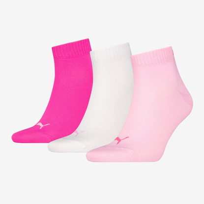 PUMA nogavice 701230337 422 QUARTER pink white