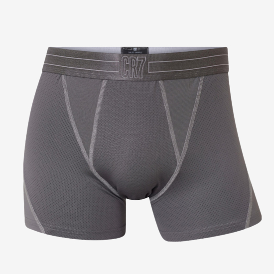 CR7 m spodnje hlače 8514-49-343 MICROFIBER  FASHION TRUNK 2-PACK grey black