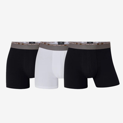 CR7 m spodnje hlače 8100-49-705 COTTON BLEND TRUNKS 3-PACK black white