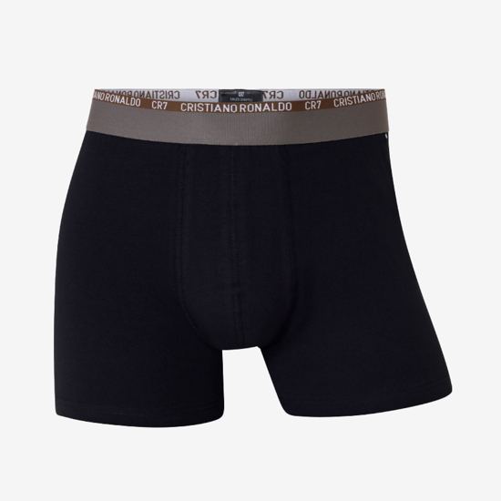 CR7 m spodnje hlače 8100-49-705 COTTON BLEND TRUNKS 3-PACK black white