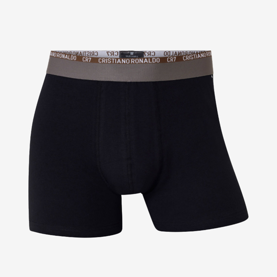 CR7 m spodnje hlače 8100-49-705 COTTON BLEND TRUNKS 3-PACK black white
