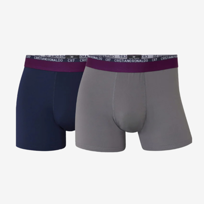 CR7 m spodnje hlače 8502-49-453 MICROBLEND TRUNKS navy grey purple