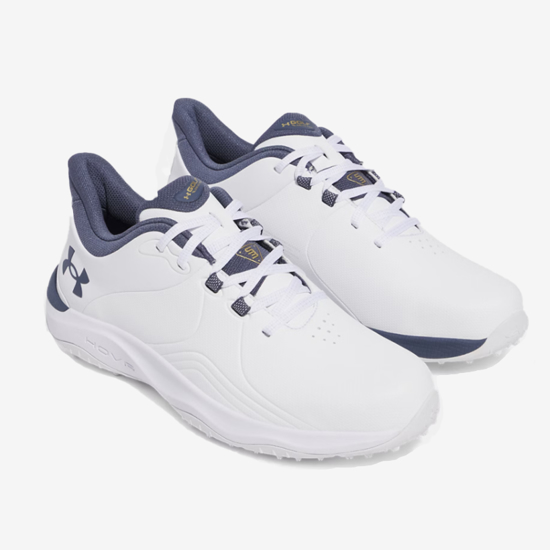 UNDER ARMOUR m golf čevlji 3026921-102 DRIVE PRO SPIKELESS white metallic gold