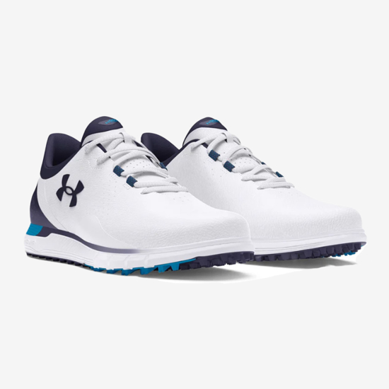UNDER ARMOUR m golf čevlji 3026922-101 DRIVE FADE SPIKELESS white midnight blue