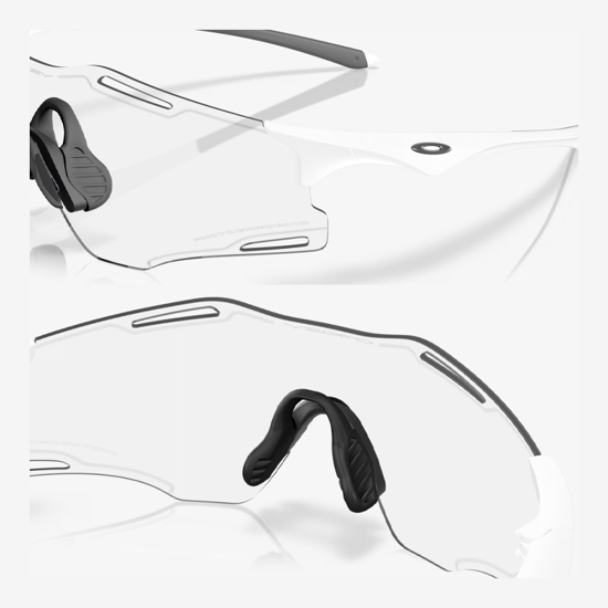 OAKLEY kolesarska očala 9512-01 CYBR ZERO Matte White Clear Photochromic