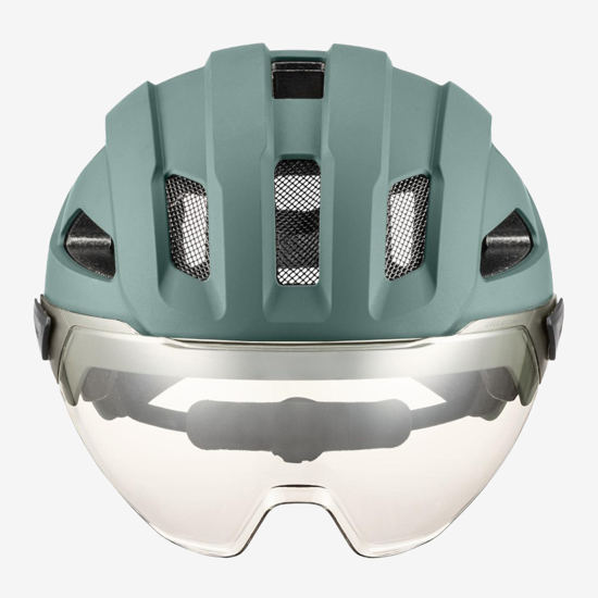 UVEX odr kolesarska čelada 410732021 STRIDE VISOR sage green