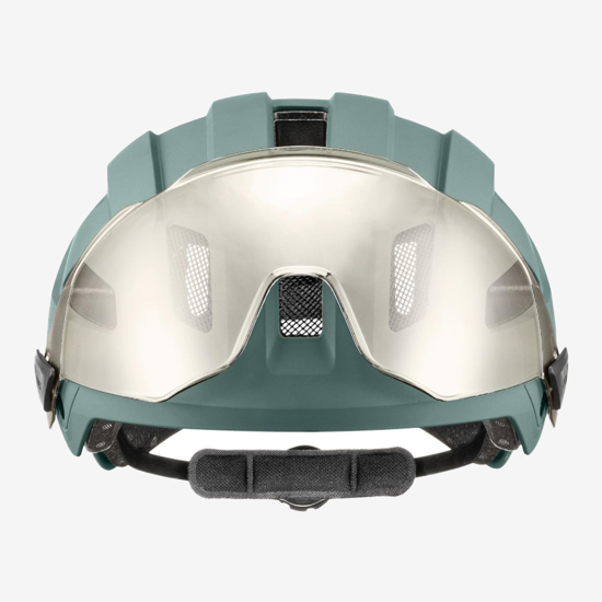 UVEX odr kolesarska čelada 410732021 STRIDE VISOR sage green