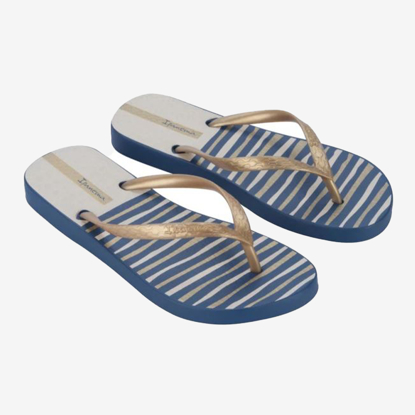 IPANEMA ž japonke 83582 AW916 CLASSICA HAPPY FEM blue gold beige