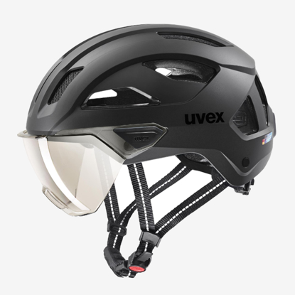 UVEX odr kolesarska čelada 410731011 STRIDE VISOR black matt
