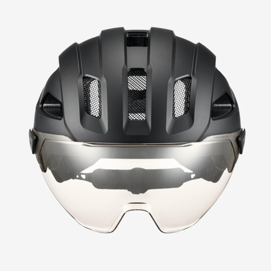 UVEX odr kolesarska čelada 410731011 STRIDE VISOR black matt