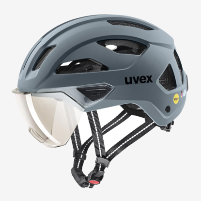 UVEX odr kolesarska čelada 410732011 STRIDE VISOR MIPS anthracite black