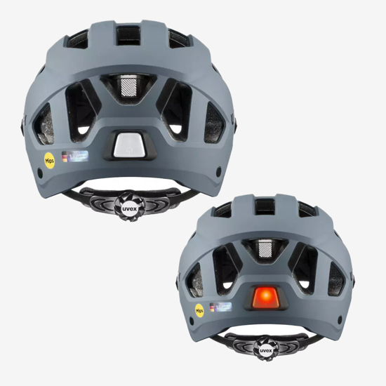 UVEX odr kolesarska čelada 410732011 STRIDE VISOR MIPS anthracite black