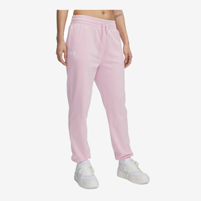 UNDER ARMOUR ž hlače 1382735-647 RIVAL TERRY JOGGERS prime pink