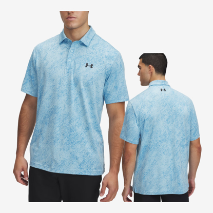 UNDER ARMOUR m golf majica 1389846-494 PLAYOFF JACQUARD stream ether blue