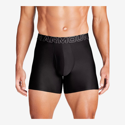 UNDER ARMOUR m spodnje hlače 1383878-001 PERFORMANCE TECH 6'' 3-PACK BOXERJOCK® black