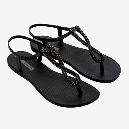 IPANEMA ž sandali 83658 BC909 CLASS TWIST black dark grey