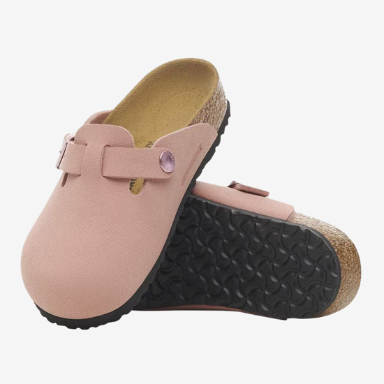 BIRKENSTOCK natikači 1029748 BOSTON KIDS  - narrow - pink clay