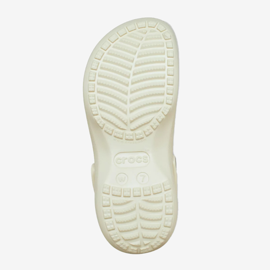 CROCS classic platform clog 206750 bone