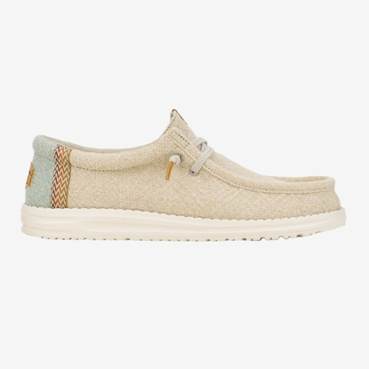 HEYDUDE m čevlji 43085-1UH WALLY JUTE stone grey iceberg green