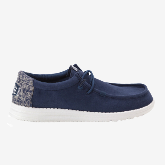 HEYDUDE m čevlji 43091-4UC WALLY SURF WASH navy blazer