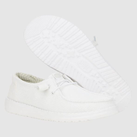 HEYDUDE ž čevlji 41878-100 WENDY STRETCH SOX white