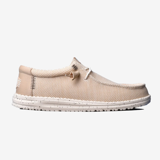 HEYDUDE m čevlji 41898-0LZ WALLY STRETCH SOX irish cream egret
