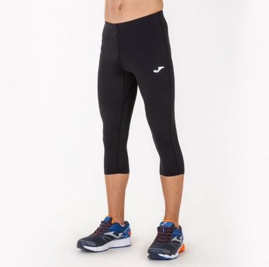 JOMA m tekaške legice 100089.100 3/4 TIGHTS MAN RECORD black