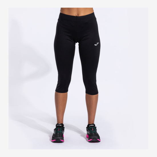 JOMA ž tekaške legice 900448.100 3/4 TIGHTS OLIMPIA black