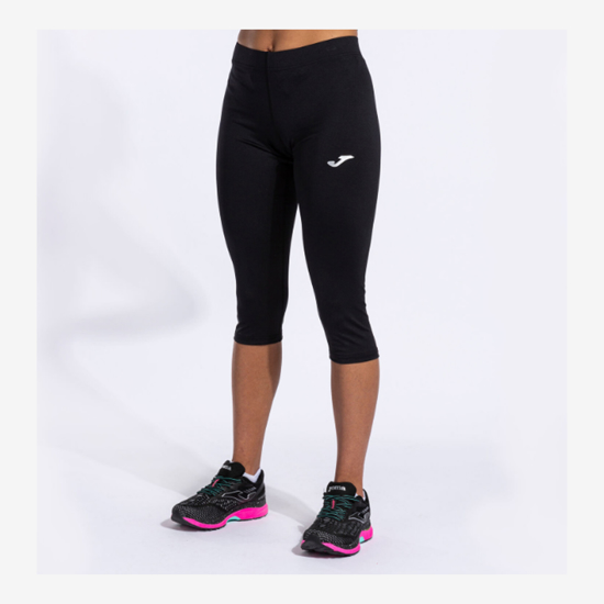 JOMA ž tekaške legice 900448.100 3/4 TIGHTS OLIMPIA black